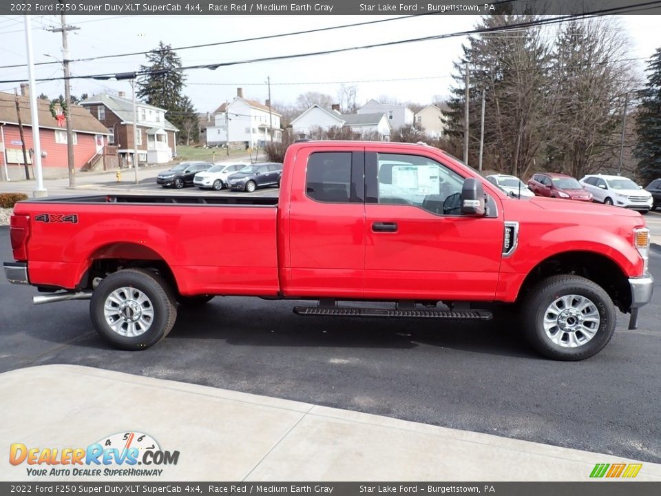 Race Red 2022 Ford F250 Super Duty XLT SuperCab 4x4 Photo #7