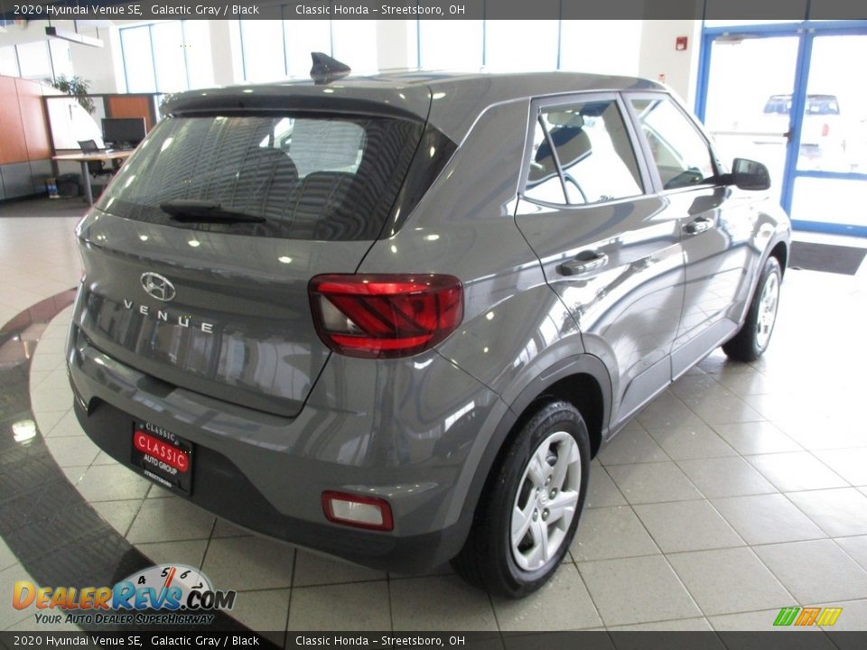 2020 Hyundai Venue SE Galactic Gray / Black Photo #7
