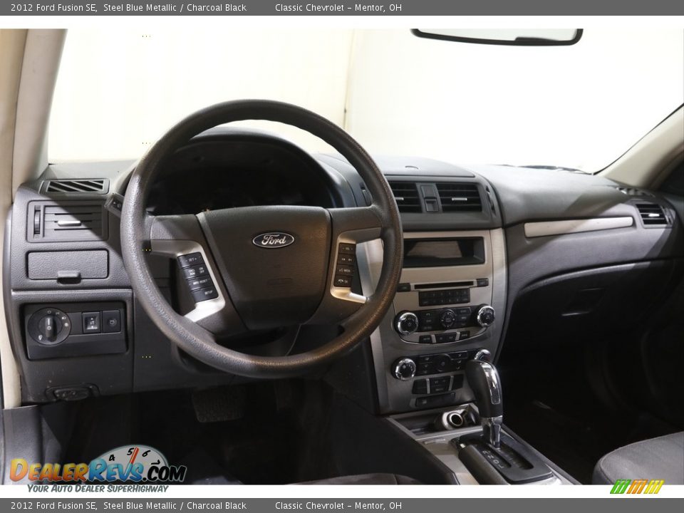 2012 Ford Fusion SE Steel Blue Metallic / Charcoal Black Photo #6