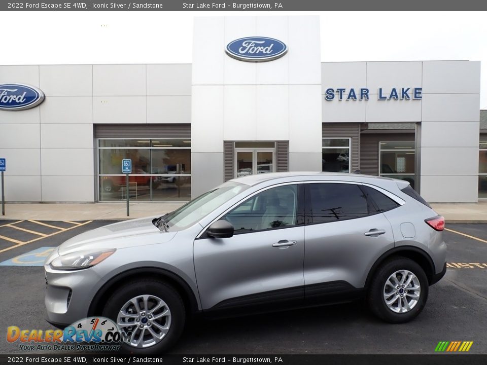 2022 Ford Escape SE 4WD Iconic Silver / Sandstone Photo #1