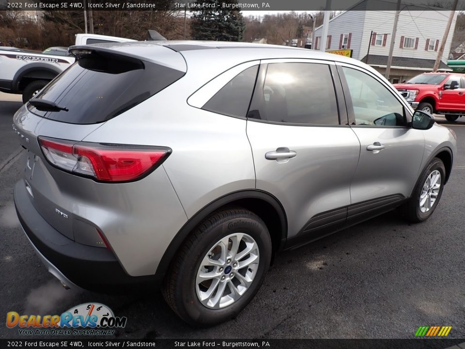 2022 Ford Escape SE 4WD Iconic Silver / Sandstone Photo #6