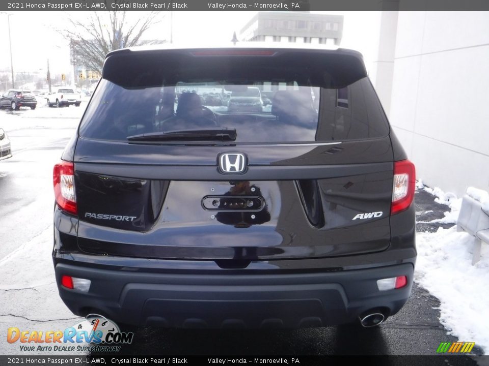 2021 Honda Passport EX-L AWD Crystal Black Pearl / Black Photo #8