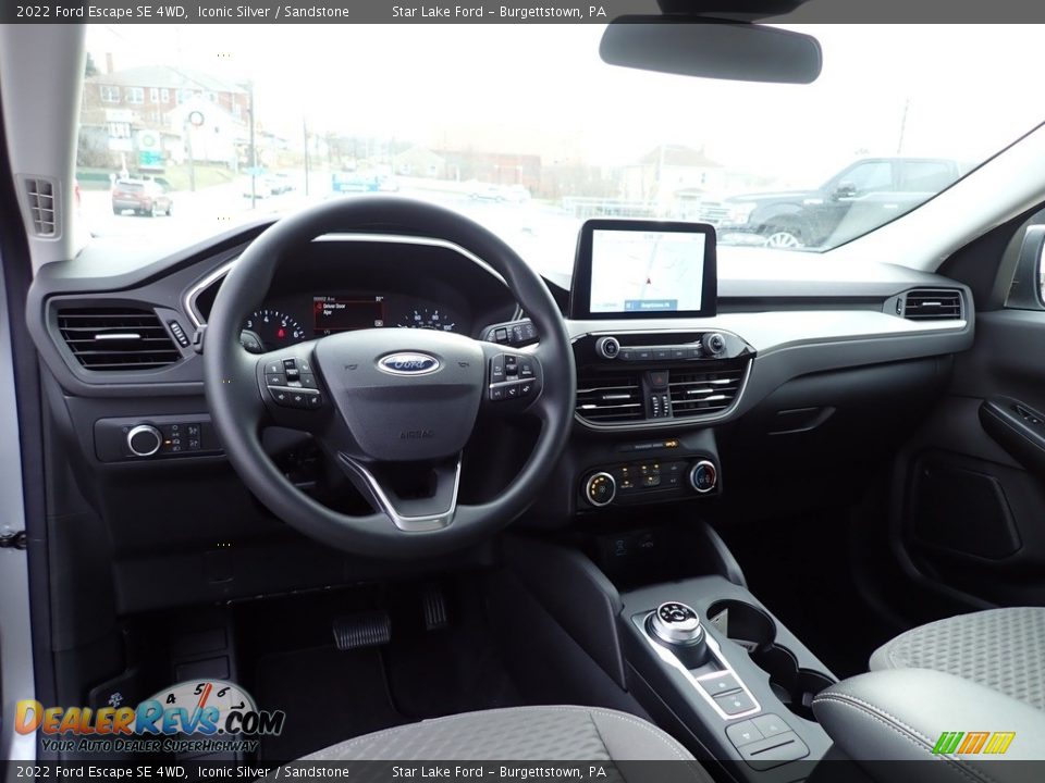 Sandstone Interior - 2022 Ford Escape SE 4WD Photo #12