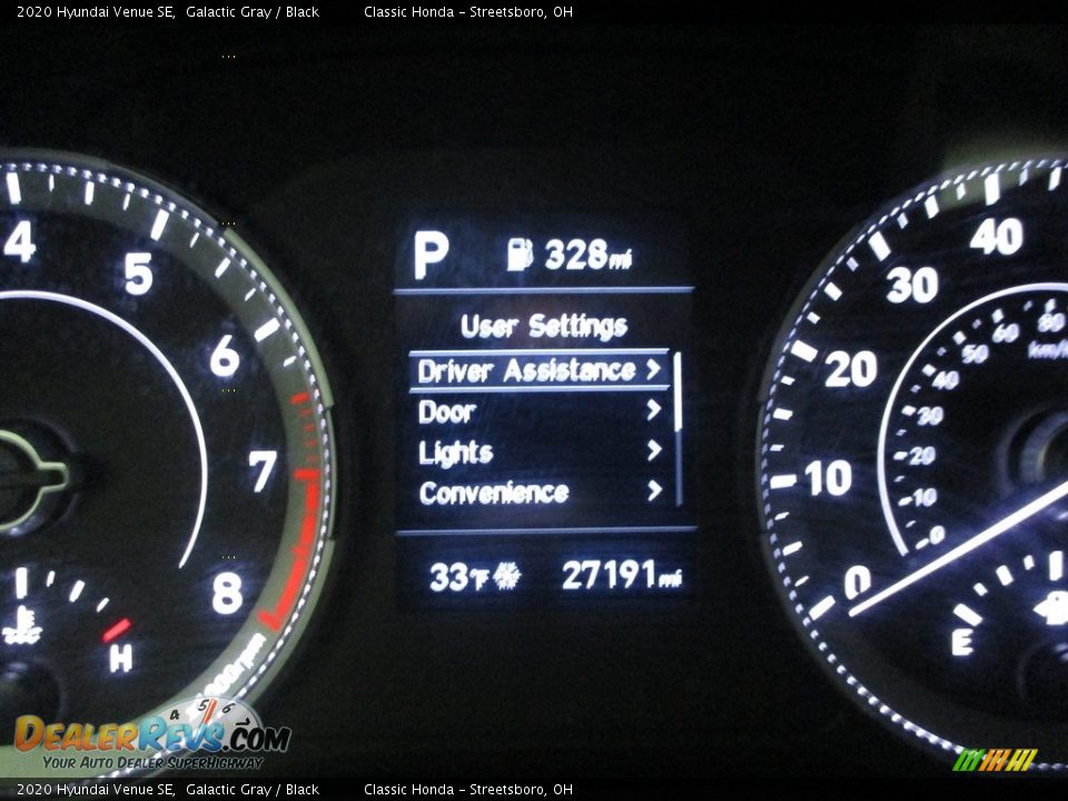 2020 Hyundai Venue SE Galactic Gray / Black Photo #33