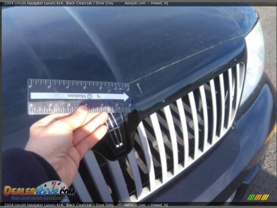 2004 Lincoln Navigator Luxury 4x4 Black Clearcoat / Dove Grey Photo #23