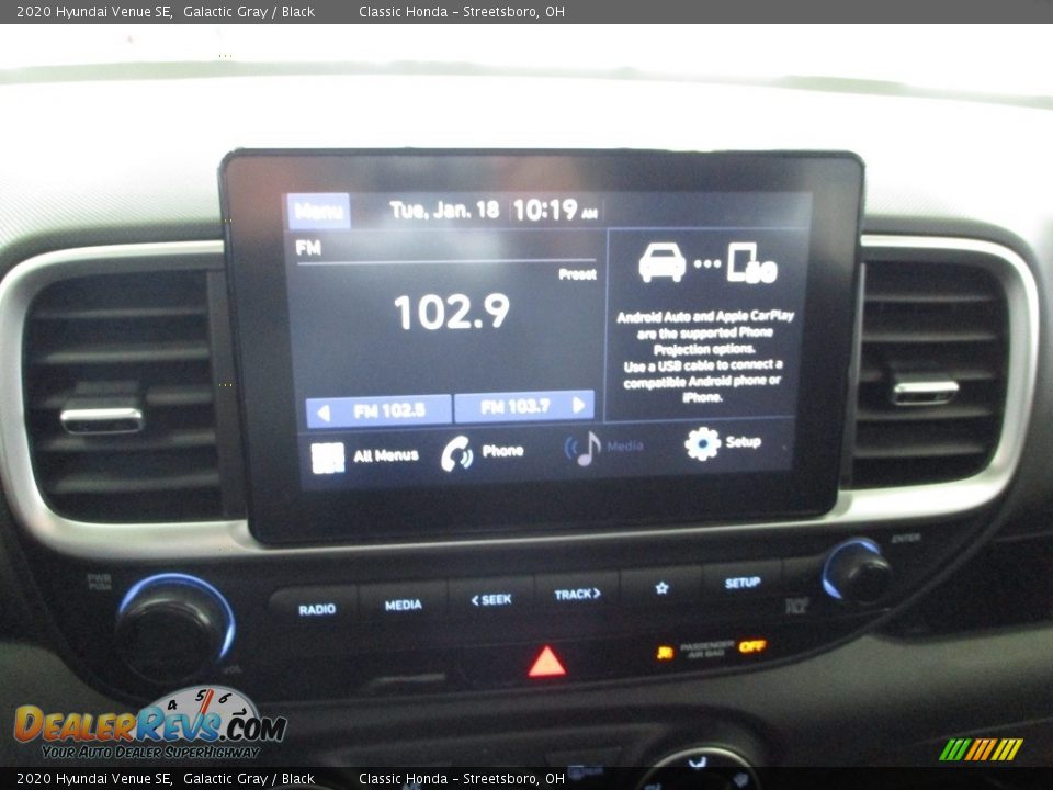 2020 Hyundai Venue SE Galactic Gray / Black Photo #36