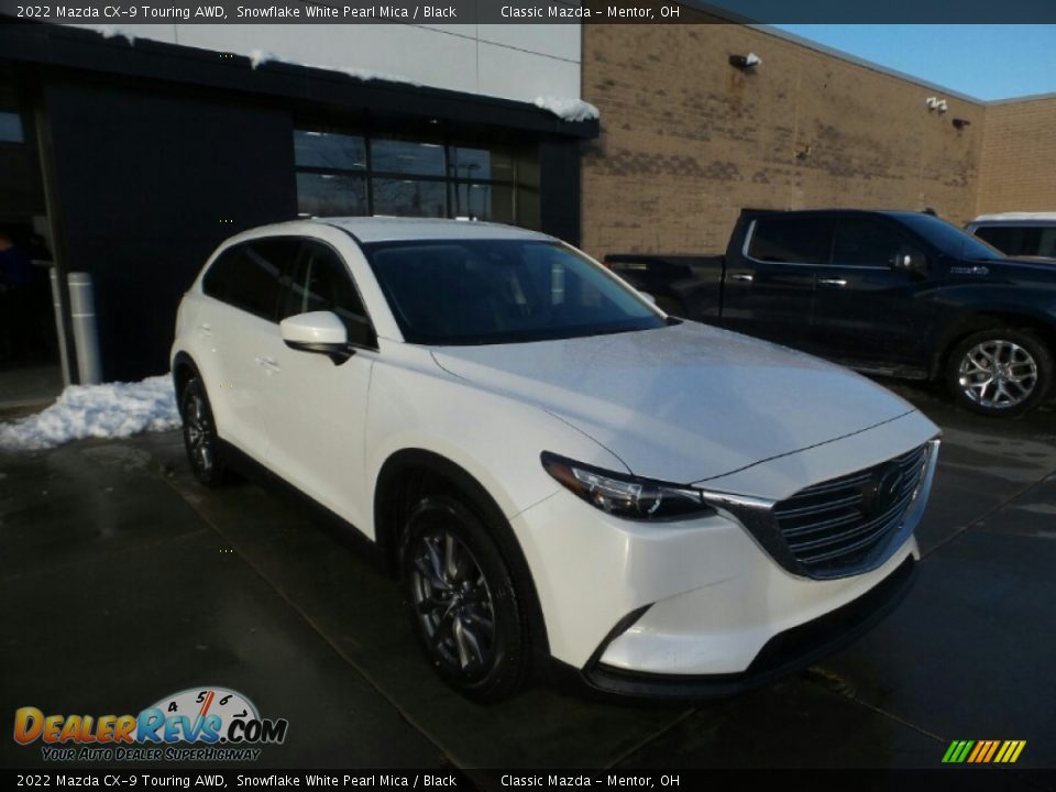 2022 Mazda CX-9 Touring AWD Snowflake White Pearl Mica / Black Photo #1