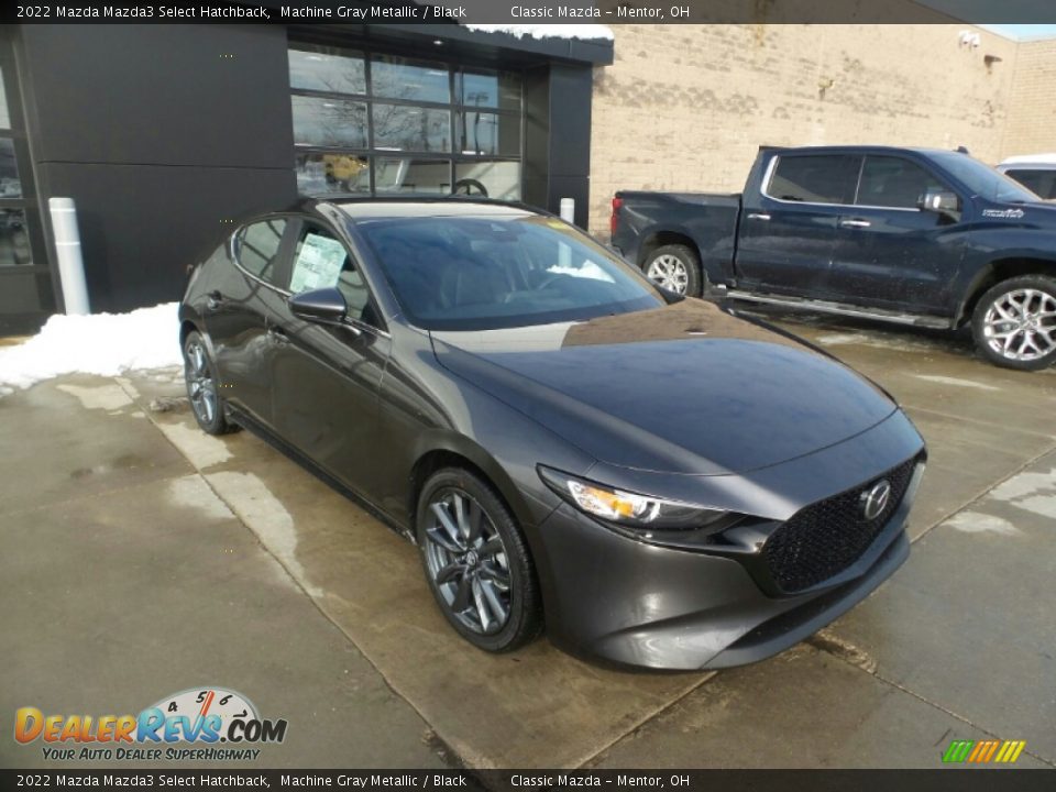 Front 3/4 View of 2022 Mazda Mazda3 Select Hatchback Photo #1