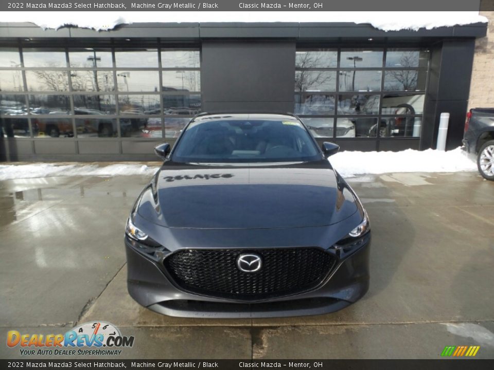 2022 Mazda Mazda3 Select Hatchback Machine Gray Metallic / Black Photo #2