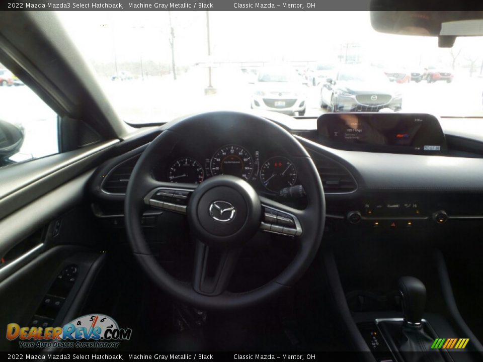 2022 Mazda Mazda3 Select Hatchback Machine Gray Metallic / Black Photo #4