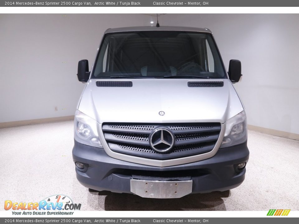 2014 Mercedes-Benz Sprinter 2500 Cargo Van Arctic White / Tunja Black Photo #2