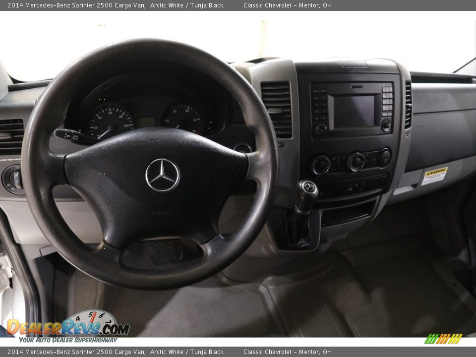 2014 Mercedes-Benz Sprinter 2500 Cargo Van Arctic White / Tunja Black Photo #6