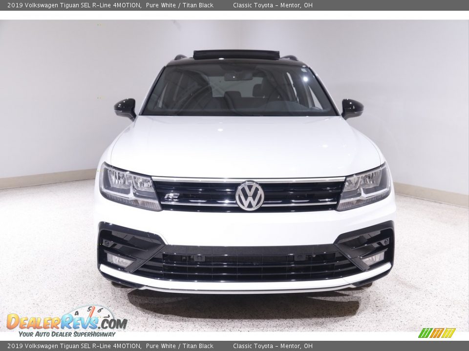 2019 Volkswagen Tiguan SEL R-Line 4MOTION Pure White / Titan Black Photo #2