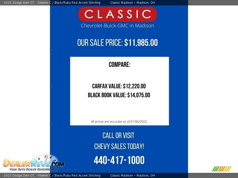 2015 Dodge Dart GT Vitamin C / Black/Ruby Red Accent Stitching Photo #2