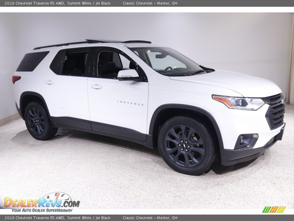 2019 Chevrolet Traverse RS AWD Summit White / Jet Black Photo #1