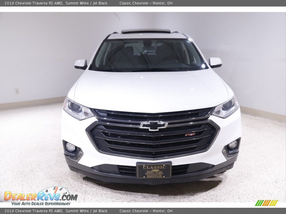 2019 Chevrolet Traverse RS AWD Summit White / Jet Black Photo #2