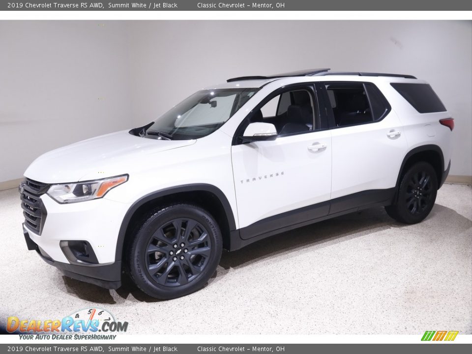 2019 Chevrolet Traverse RS AWD Summit White / Jet Black Photo #3