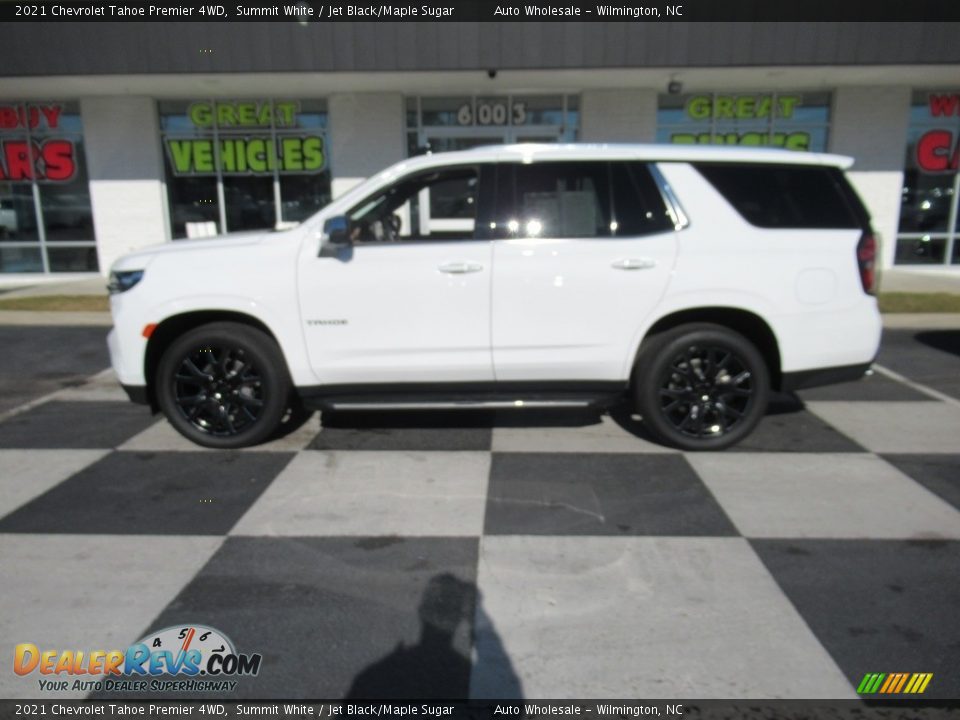 2021 Chevrolet Tahoe Premier 4WD Summit White / Jet Black/Maple Sugar Photo #1