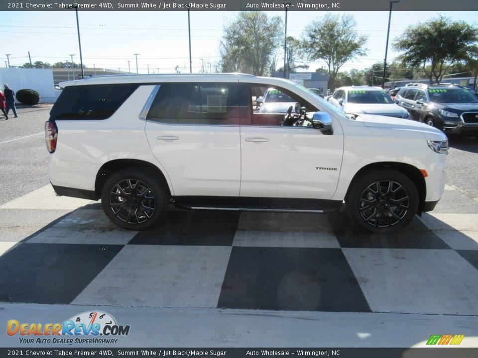 2021 Chevrolet Tahoe Premier 4WD Summit White / Jet Black/Maple Sugar Photo #3
