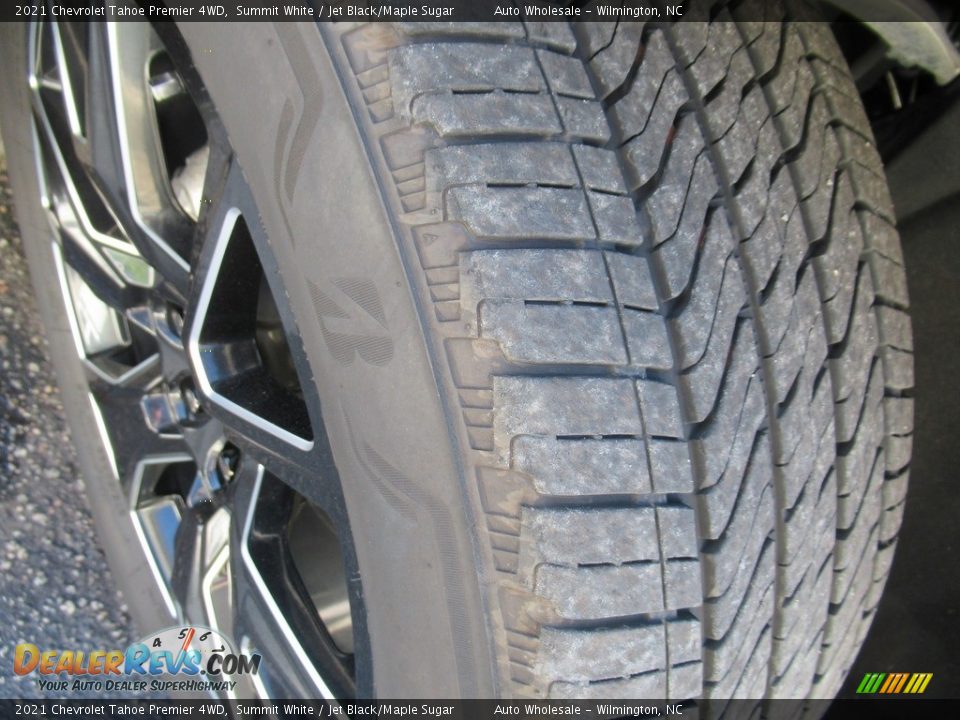 2021 Chevrolet Tahoe Premier 4WD Summit White / Jet Black/Maple Sugar Photo #8