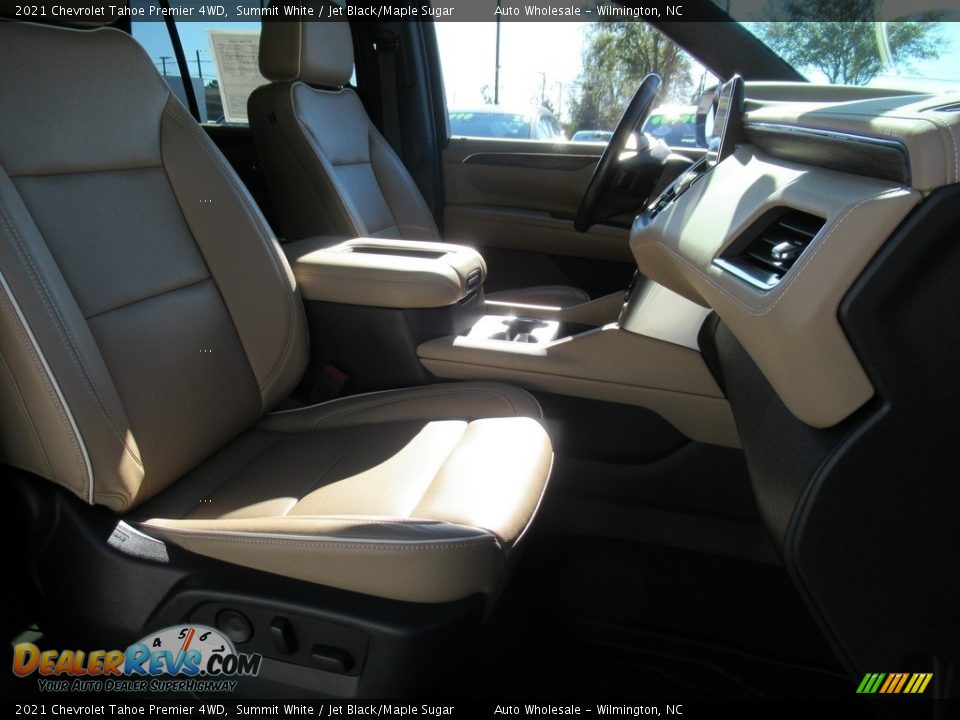2021 Chevrolet Tahoe Premier 4WD Summit White / Jet Black/Maple Sugar Photo #13