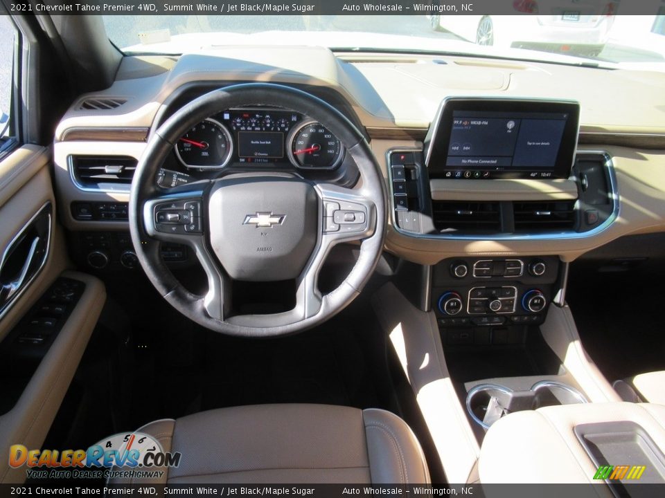 2021 Chevrolet Tahoe Premier 4WD Summit White / Jet Black/Maple Sugar Photo #15
