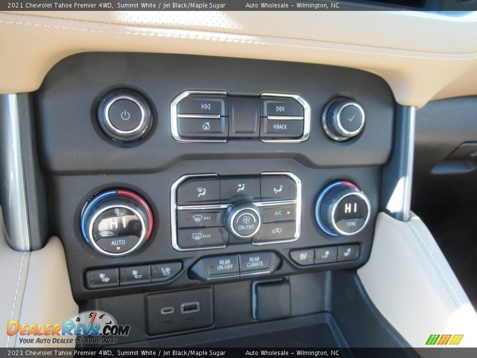 2021 Chevrolet Tahoe Premier 4WD Summit White / Jet Black/Maple Sugar Photo #19