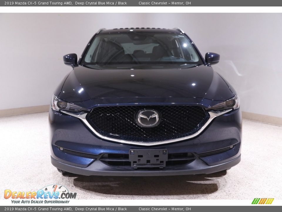 2019 Mazda CX-5 Grand Touring AWD Deep Crystal Blue Mica / Black Photo #2