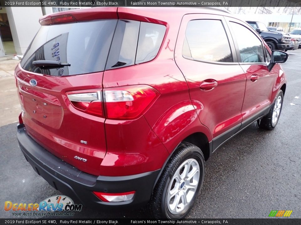 2019 Ford EcoSport SE 4WD Ruby Red Metallic / Ebony Black Photo #2