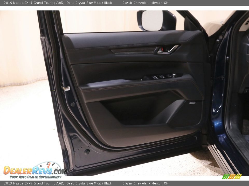 2019 Mazda CX-5 Grand Touring AWD Deep Crystal Blue Mica / Black Photo #4