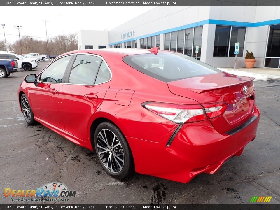 2020 Toyota Camry SE AWD Supersonic Red / Black Photo #4
