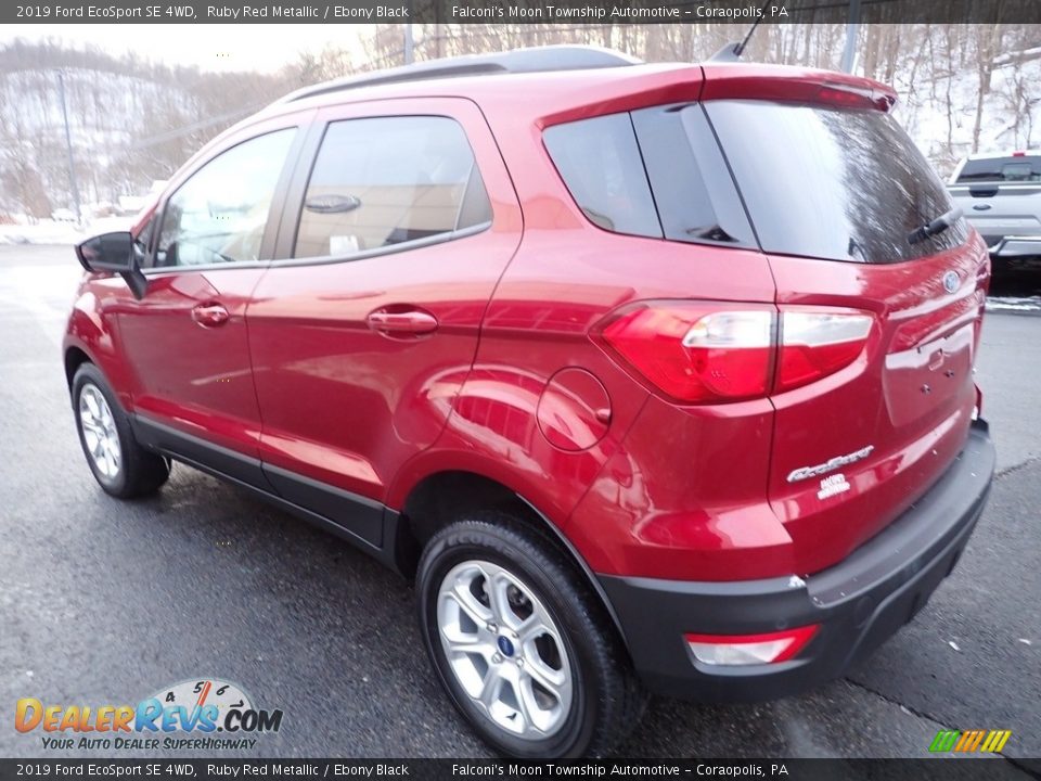 2019 Ford EcoSport SE 4WD Ruby Red Metallic / Ebony Black Photo #4