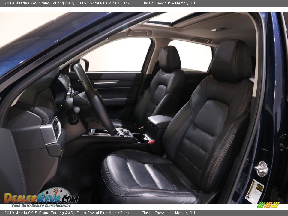 2019 Mazda CX-5 Grand Touring AWD Deep Crystal Blue Mica / Black Photo #5