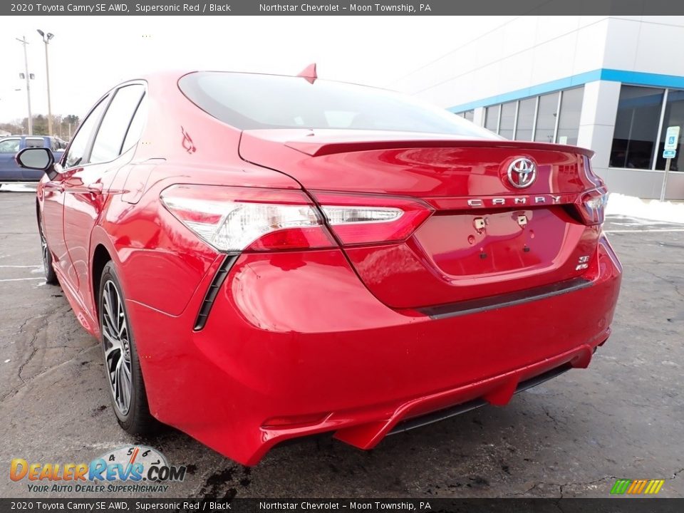 2020 Toyota Camry SE AWD Supersonic Red / Black Photo #5