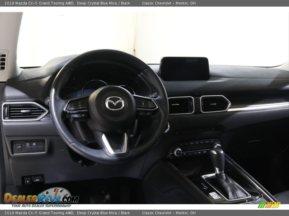 2019 Mazda CX-5 Grand Touring AWD Deep Crystal Blue Mica / Black Photo #6