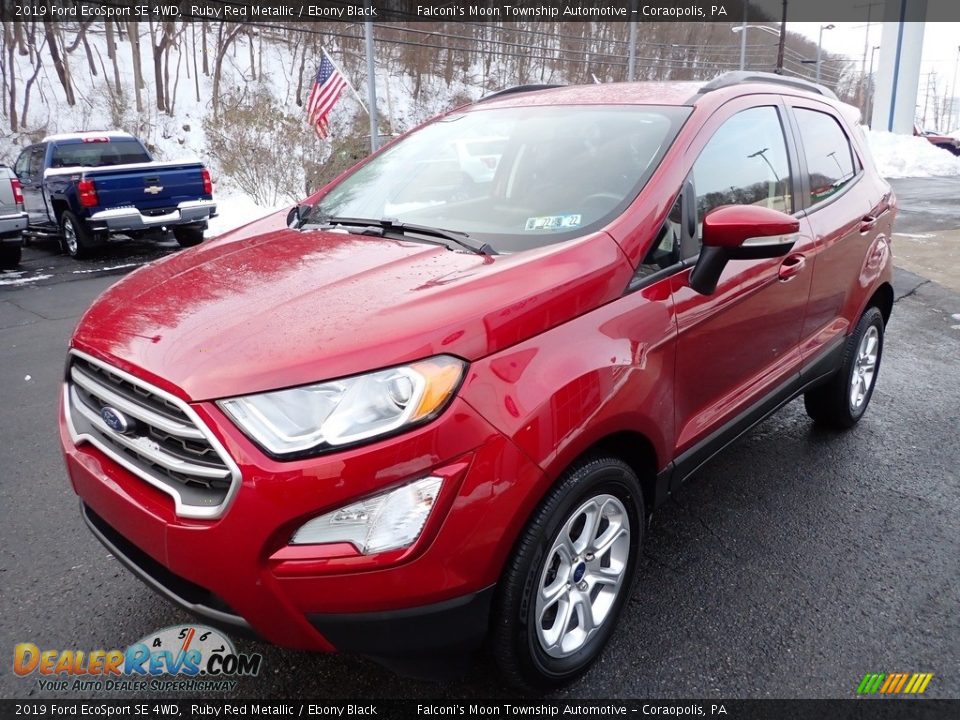 2019 Ford EcoSport SE 4WD Ruby Red Metallic / Ebony Black Photo #6