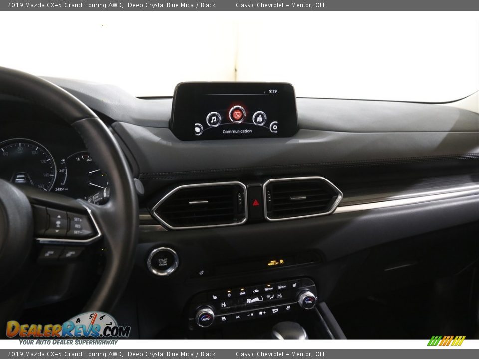 2019 Mazda CX-5 Grand Touring AWD Deep Crystal Blue Mica / Black Photo #9