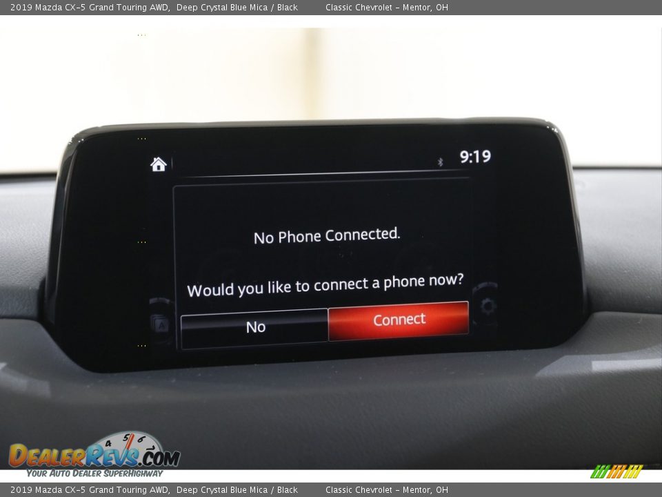 2019 Mazda CX-5 Grand Touring AWD Deep Crystal Blue Mica / Black Photo #10