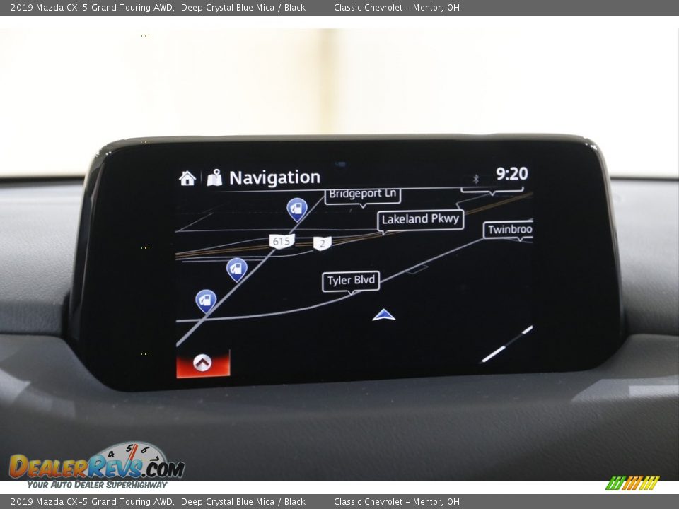 2019 Mazda CX-5 Grand Touring AWD Deep Crystal Blue Mica / Black Photo #12