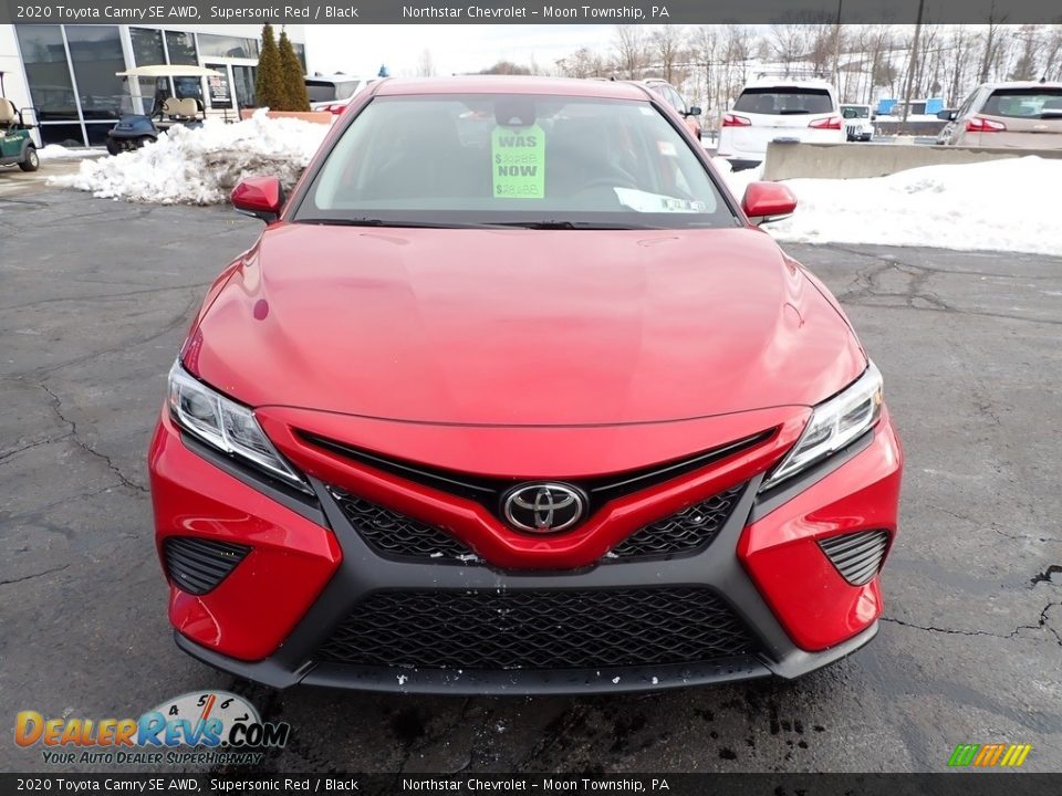 2020 Toyota Camry SE AWD Supersonic Red / Black Photo #12