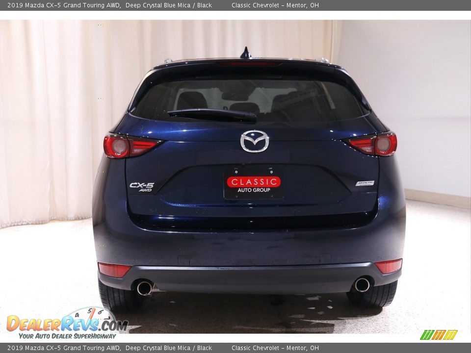 2019 Mazda CX-5 Grand Touring AWD Deep Crystal Blue Mica / Black Photo #18
