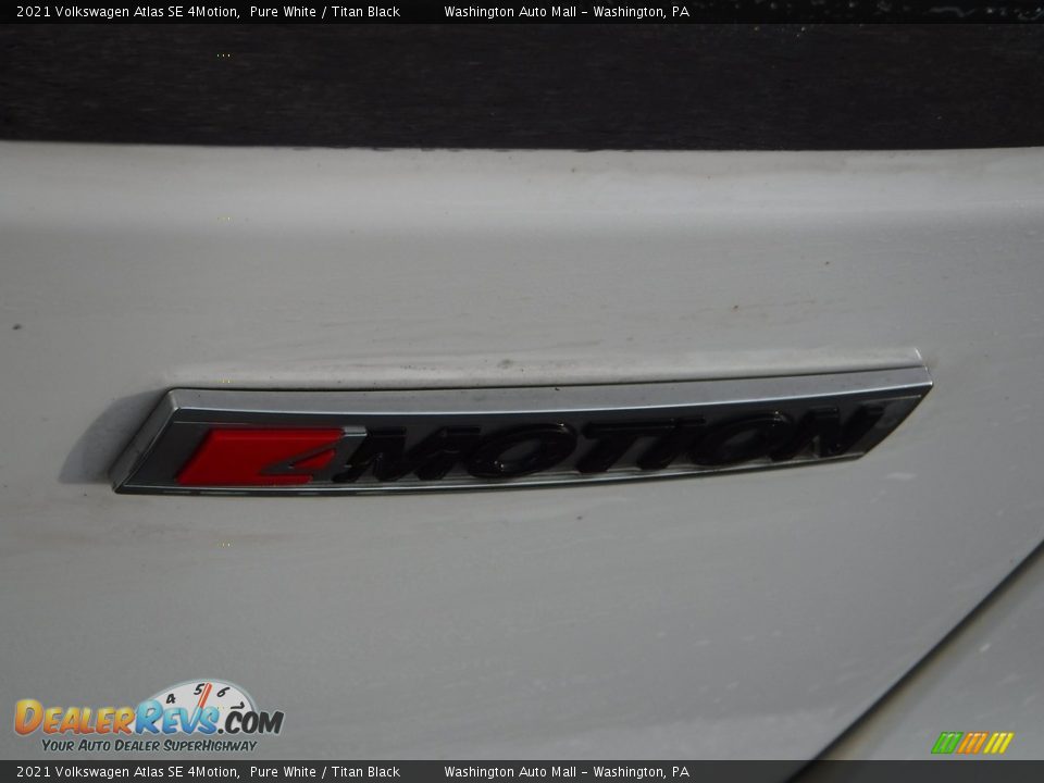 2021 Volkswagen Atlas SE 4Motion Pure White / Titan Black Photo #16