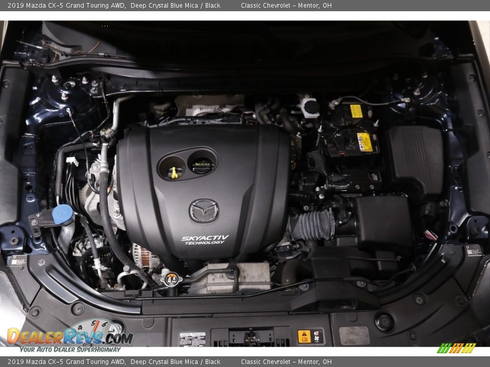 2019 Mazda CX-5 Grand Touring AWD Deep Crystal Blue Mica / Black Photo #19