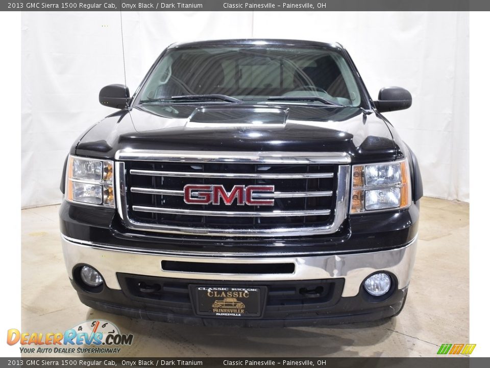 2013 GMC Sierra 1500 Regular Cab Onyx Black / Dark Titanium Photo #4