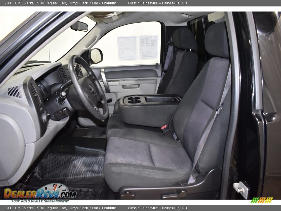 2013 GMC Sierra 1500 Regular Cab Onyx Black / Dark Titanium Photo #7