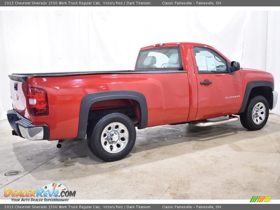 2013 Chevrolet Silverado 1500 Work Truck Regular Cab Victory Red / Dark Titanium Photo #2