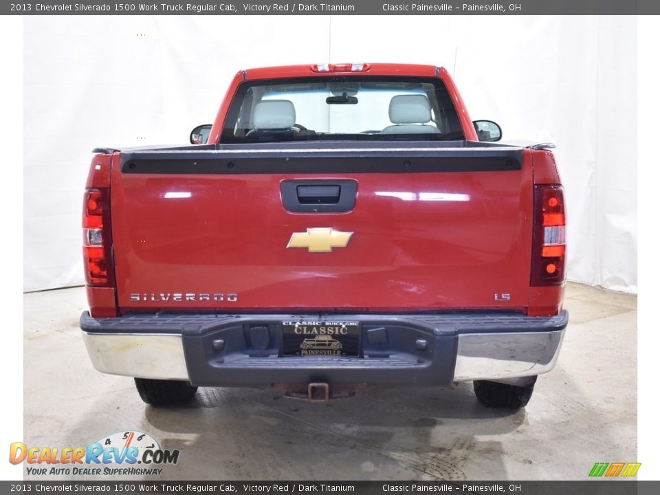 2013 Chevrolet Silverado 1500 Work Truck Regular Cab Victory Red / Dark Titanium Photo #3