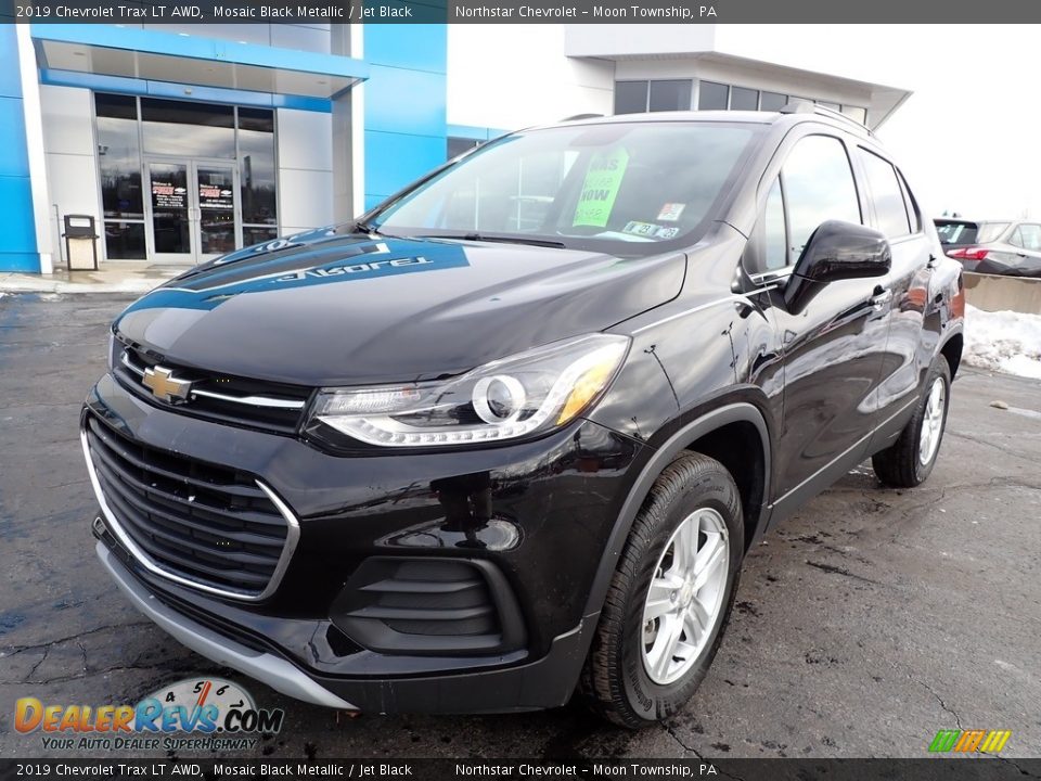 2019 Chevrolet Trax LT AWD Mosaic Black Metallic / Jet Black Photo #2