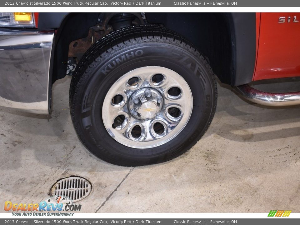 2013 Chevrolet Silverado 1500 Work Truck Regular Cab Victory Red / Dark Titanium Photo #5