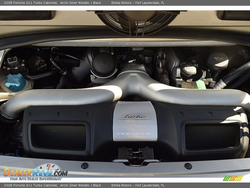 2008 Porsche 911 Turbo Cabriolet 3.6 Liter Twin-Turbocharged DOHC 24V VarioCam Flat 6 Cylinder Engine Photo #40